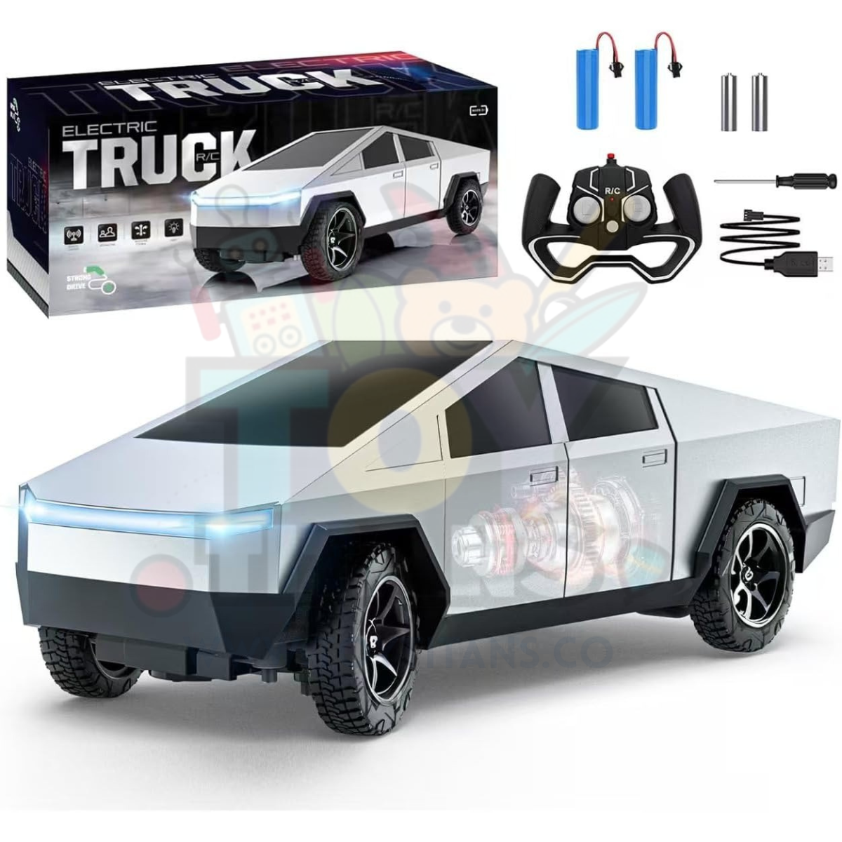 RC Cyber Pickup Truck – All-Terrain High-Speed Toy Vehicle