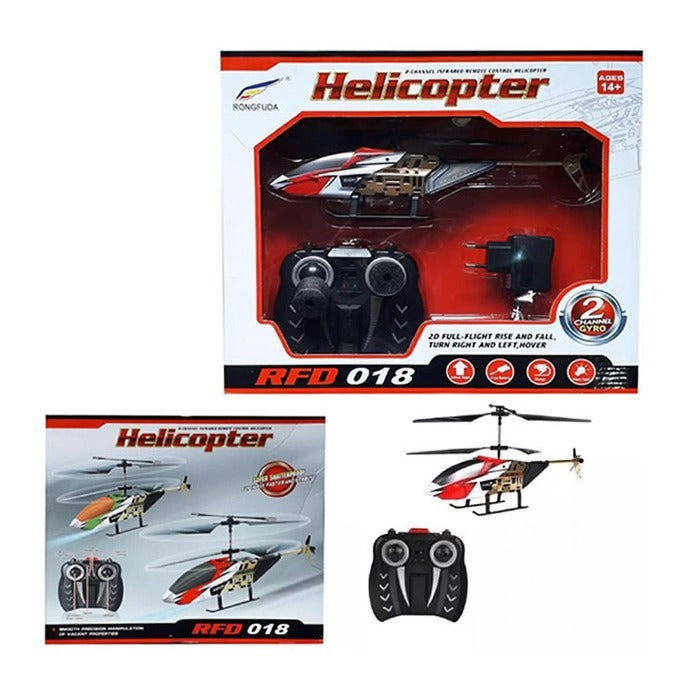 Big RC Helicopter RFD-018 – 2CH Rechargeable Flying Toy with LED