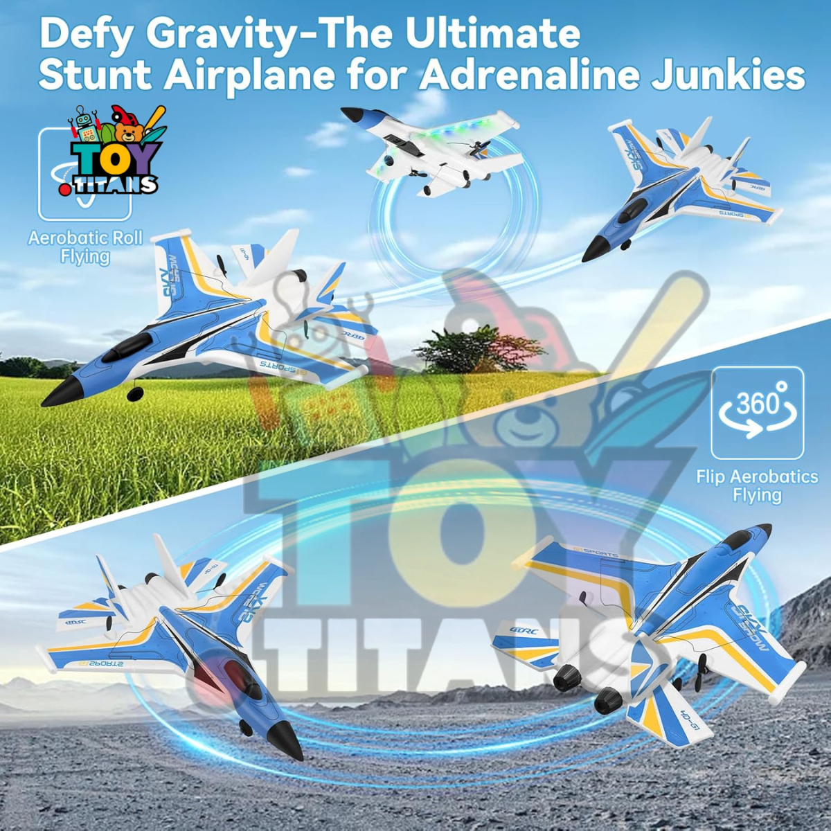 4DRC G1 RC Fighter Jet – 4CH Remote Control Airplane