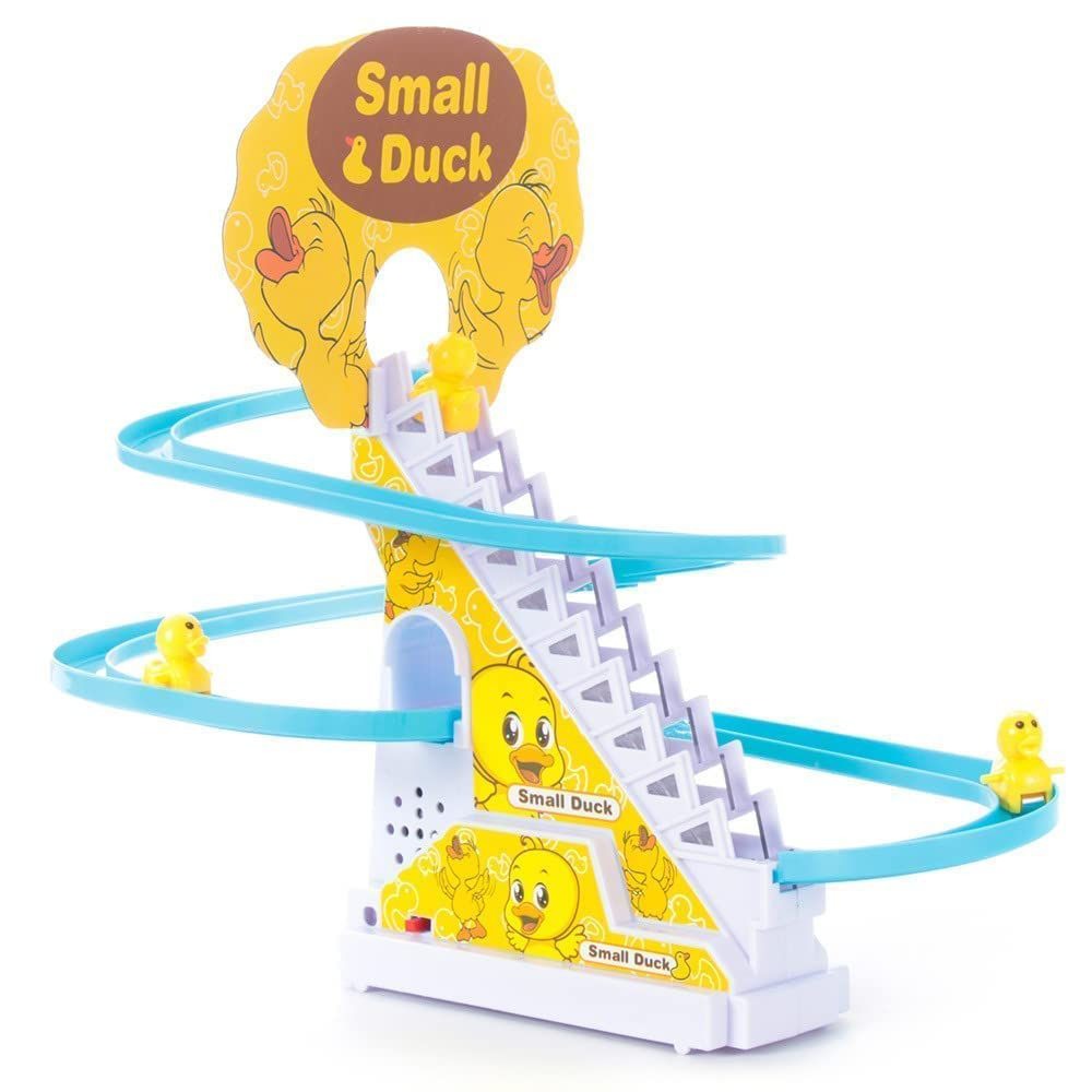 Duck Slide Toy Set Funny Automatic Stair-Climbing Ducklings