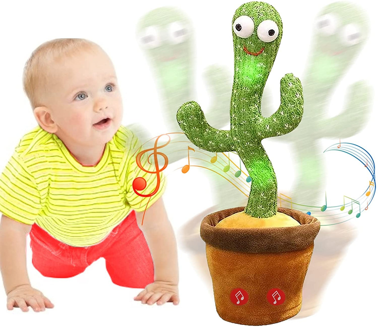 Rechargeable Dancing and Singing Cactus