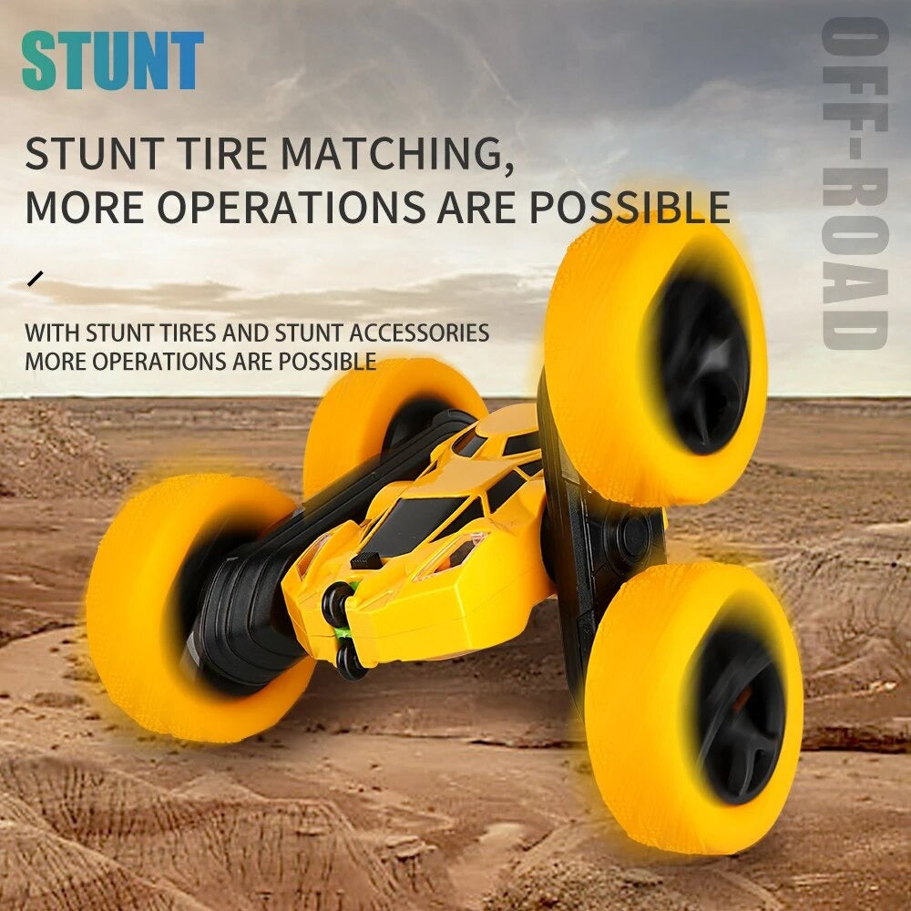 RC Stunt Car Children Double Sided Flip 2.4G Remote Control 360 Deree Rotation