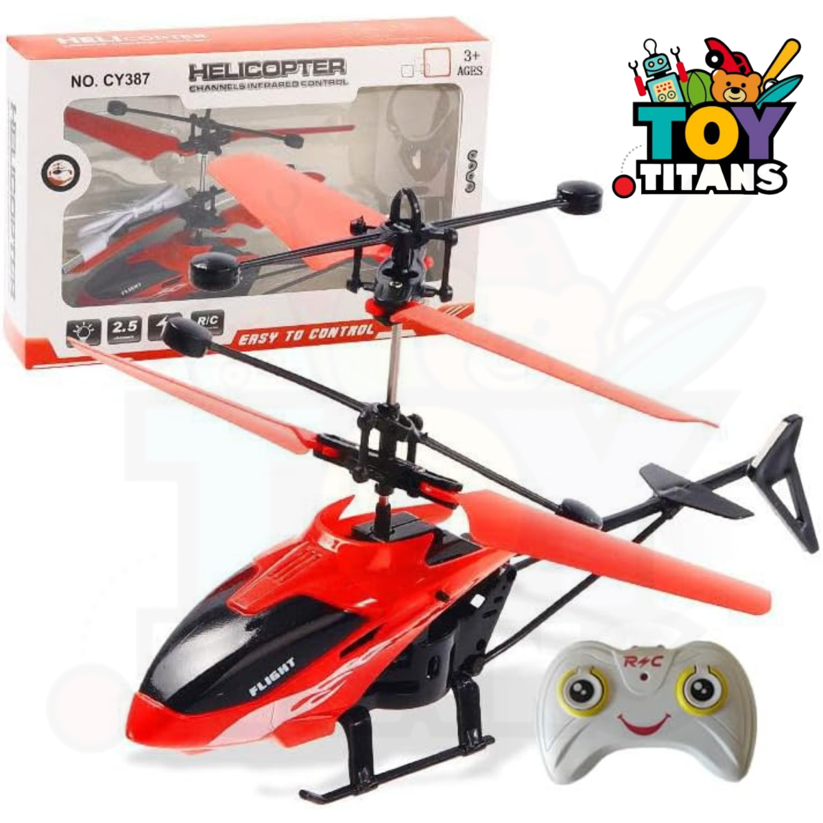 Gesture Sensing RC Helicopter – Rechargeable LED Flying Toy