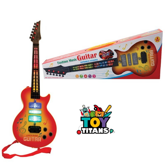 Kids Light-Up Musical Guitar – LED Electric Music Toy
