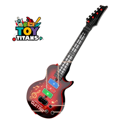 Kids Light-Up Musical Guitar – LED Electric Music Toy