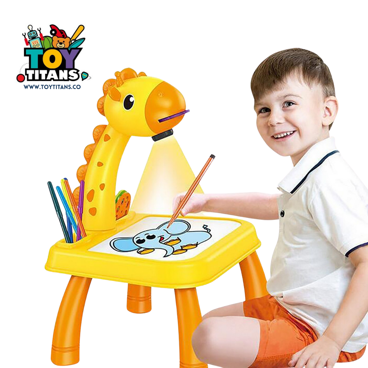 Frozen LED Projector Drawing Board – Kids Projection Art Table