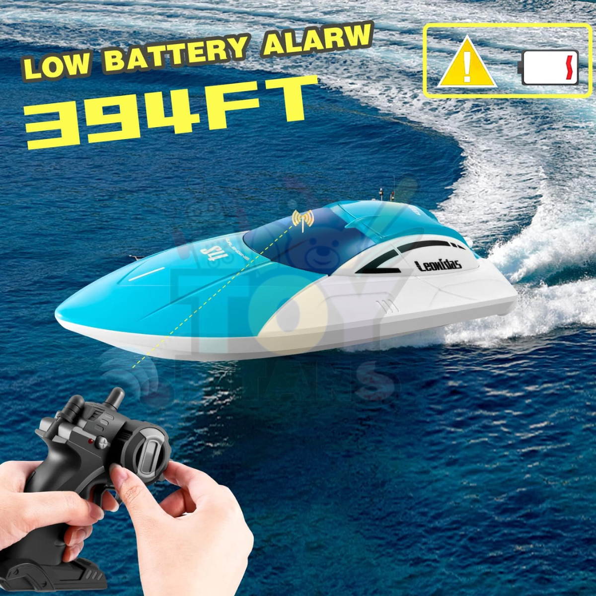 4DRC S4 High-Speed RC Boat – 2.4GHz Waterproof Racing Boat