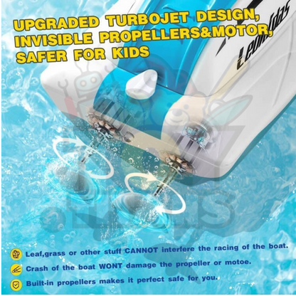 4DRC S4 High-Speed RC Boat – 2.4GHz Waterproof Racing Boat