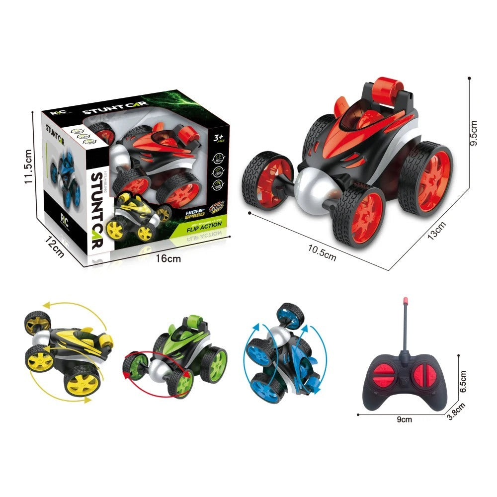 RC Stunt Car for Kids – 360° Rotating Rechargeable Toy Car