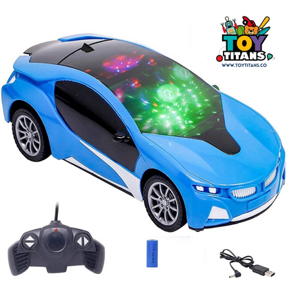 Rechargeable RC 3D Famous Car – High-Speed 1:22 Scale Toy