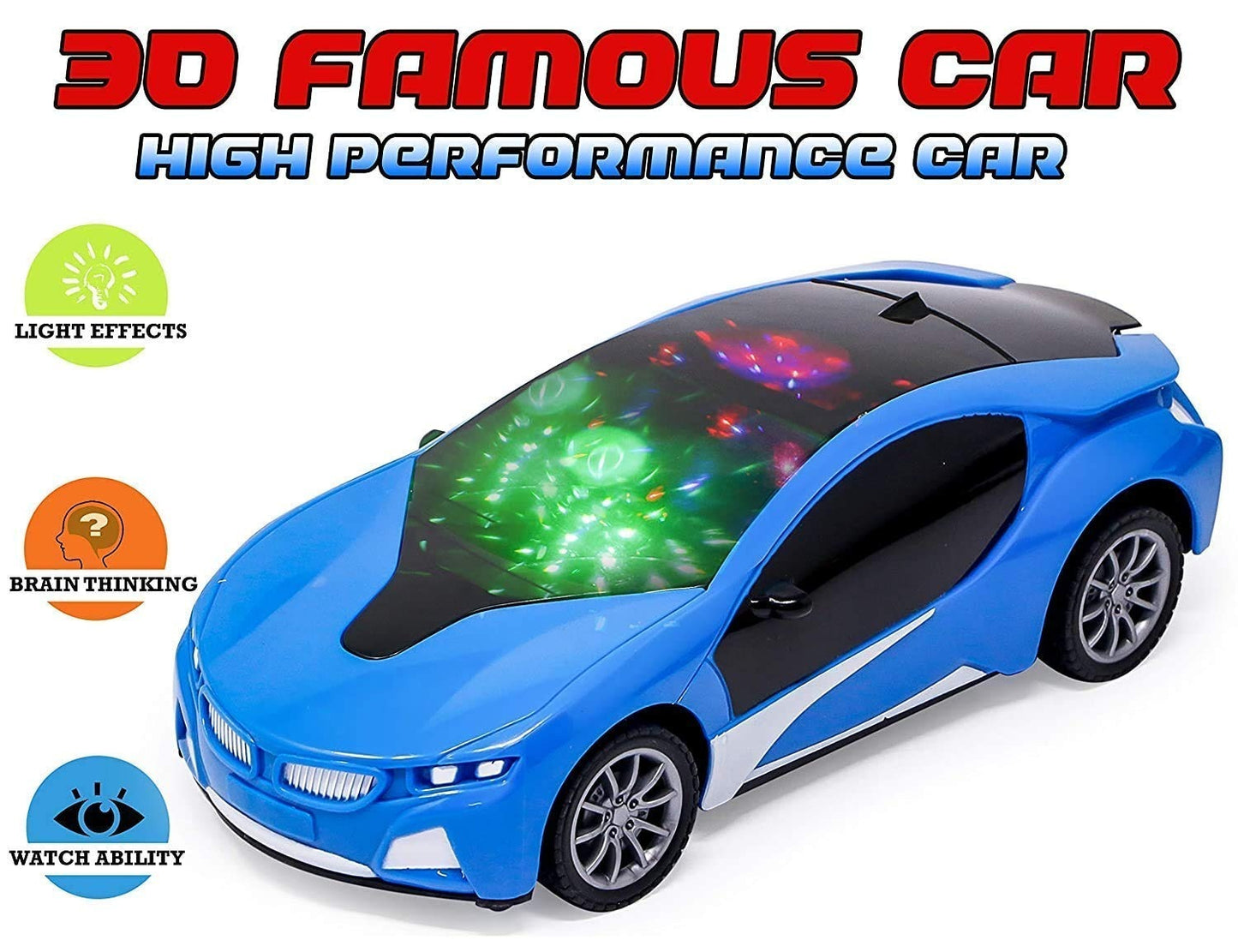Rechargeable RC 3D Famous Car – High-Speed 1:22 Scale Toy