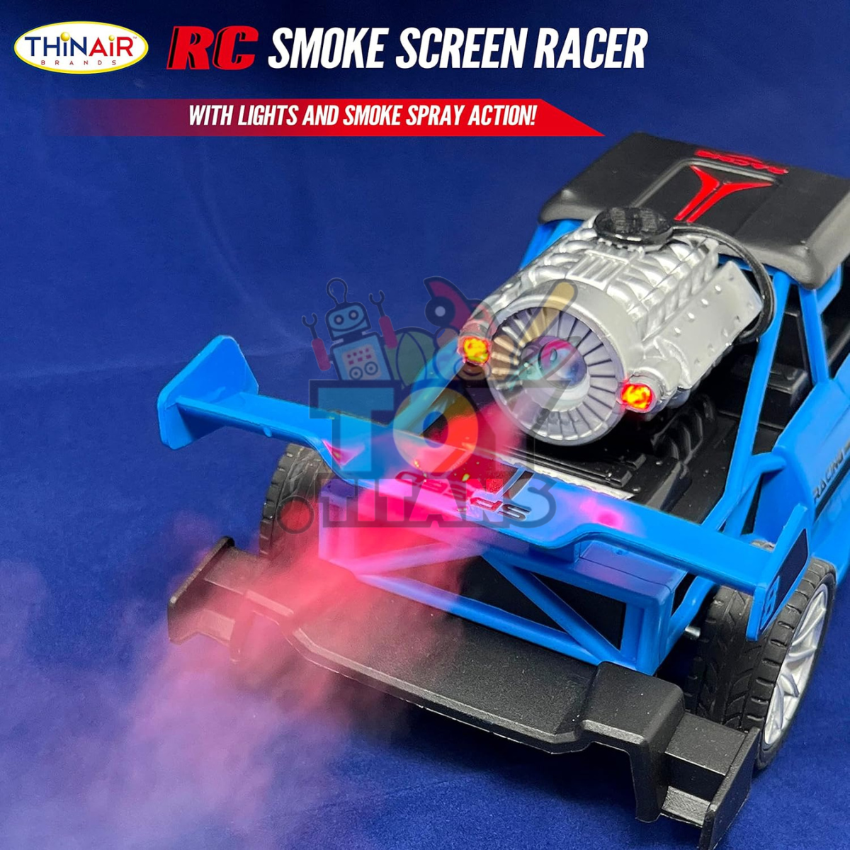 Nature Bound Smoke Screen RC Car – Mist Spray & LED Racing Car