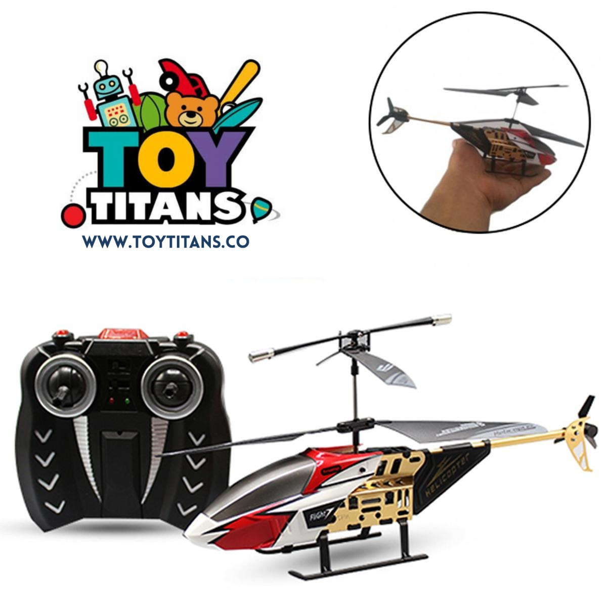 Big RC Helicopter RFD-018 – 2CH Rechargeable Flying Toy with LED
