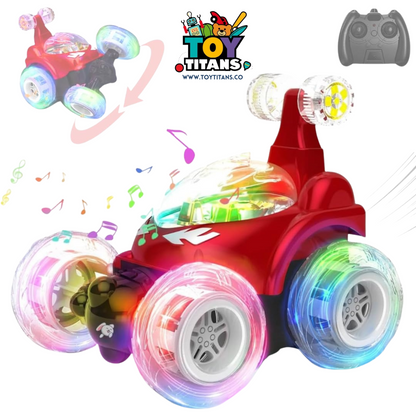 360° Twister RC Stunt Car – Rechargeable Spin & Flip Car