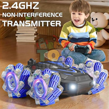 Gesture Sensing RC Stunt Car – 360° Spins & Flip Truck