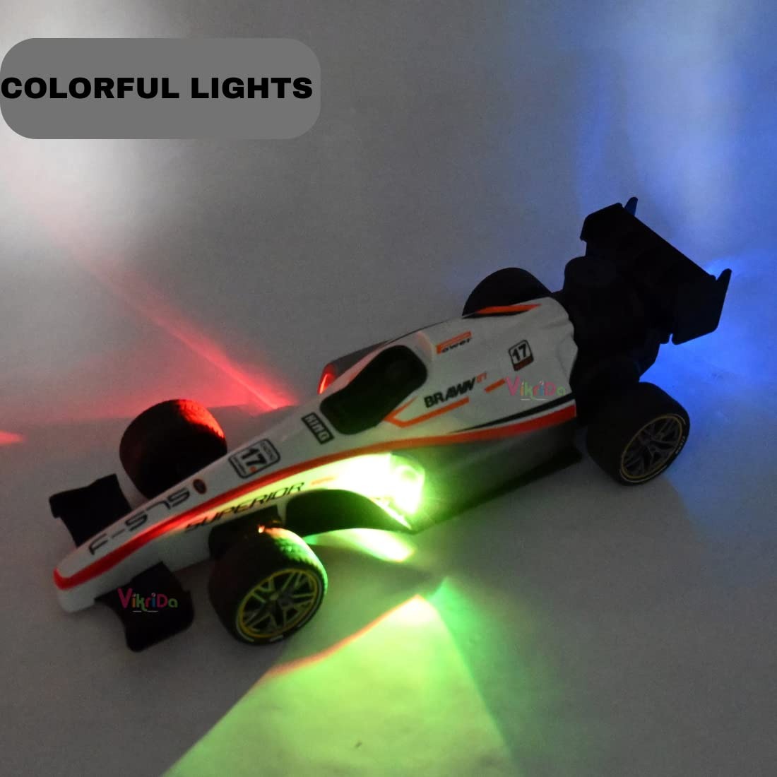 High Speed RC Car Remote Control 2WD F1 Car for Boys Smoke Spray Remote Car